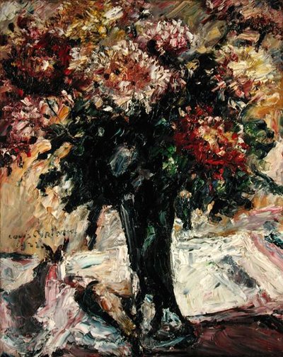 Chrysanthemums by Lovis Corinth